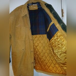 Leather Fieldmaster Chore Jacket Size XL Mens